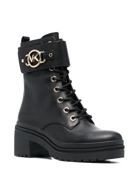 michael kors black platform shoes|michael kors walker boot.